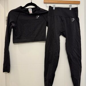 Gym Shark Black Set - Size Medium